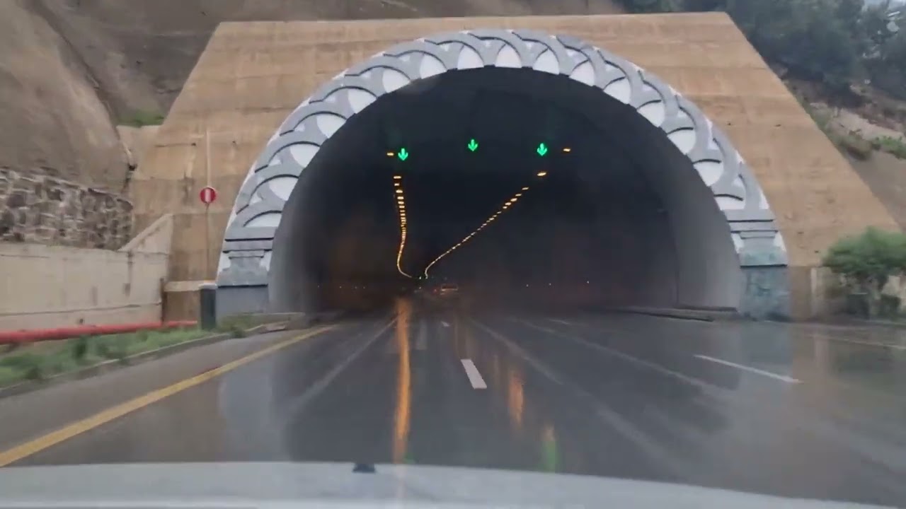 Driving in the tunnel linking Blida and Medea  / Algeria - النفق الرابط بين البليدة و المدية - 2024