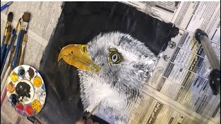 Eagle painting | Careina DIY