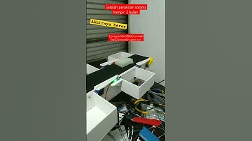 Setelah perakitan 2 bulan Conveyor Mini 80 cm ESP32 beres !!! #conveyor