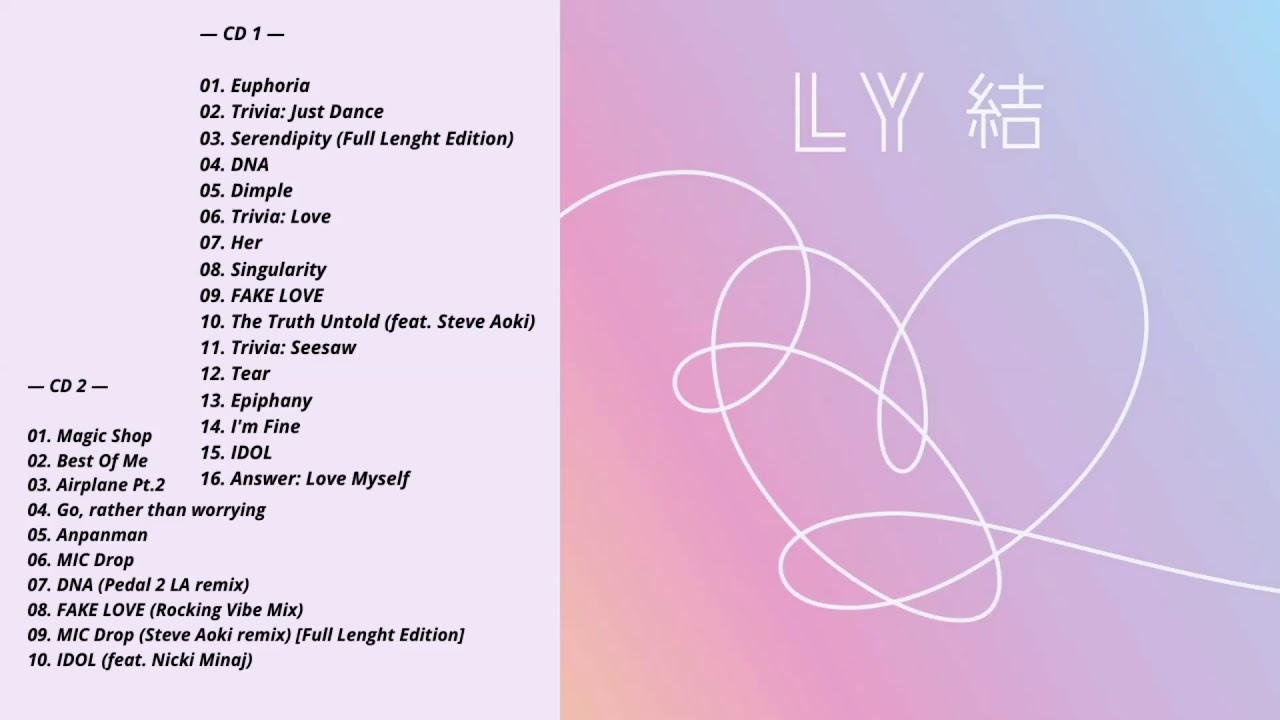 BTS Love Yourself 結 'Answer' Full Álbum Download L1nk [Telegram] - YouTube