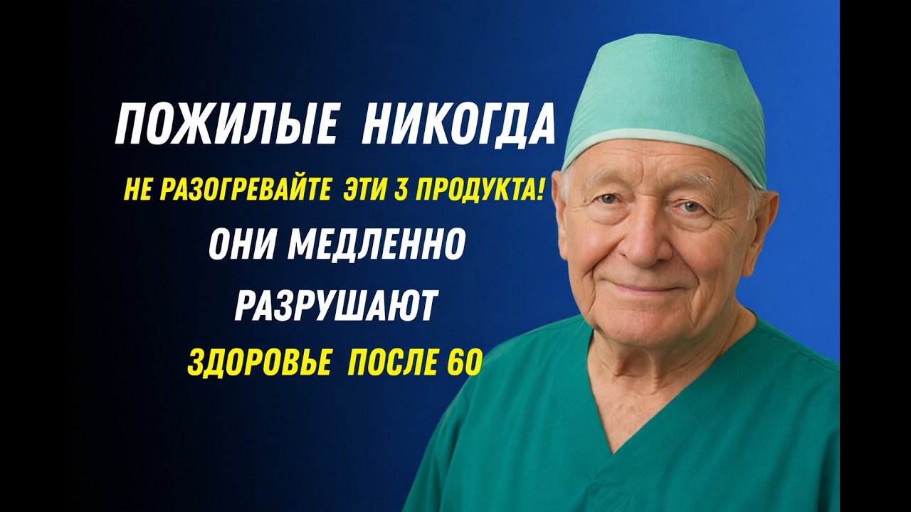 Пожилые Никогда не разогревайте ЭТИ 3 продукта! Они медленно разрушают здоровье после 60