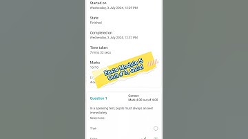 Easte Module 5 Unit 3 Final Quiz | GPSNewBukenwal