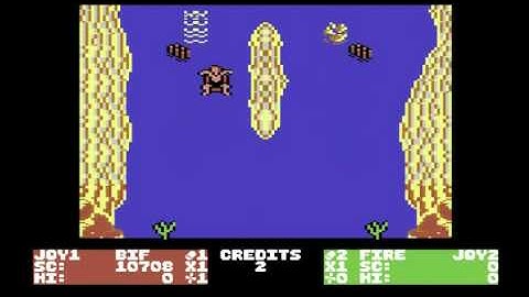 Toobin on the C64.