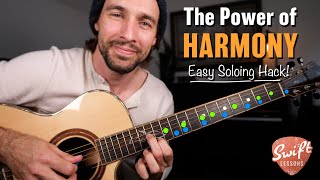 Solo Like a Pro Guitarist - Double Stop Harmonies Lesson