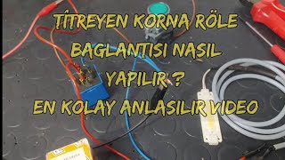 TİTREYEN RÖLE BAĞLANTISI NASIL YAPILIR ? ( Kesici röle- Titreyen röle) Resimi