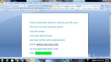 DOWNLOAD VIDEO WITH OUT Soft Ware SOL TECH