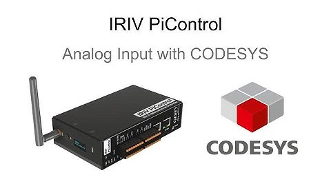 Analog Input with IRIV PiControl and CODESYS #iriv #cm4 #codesys