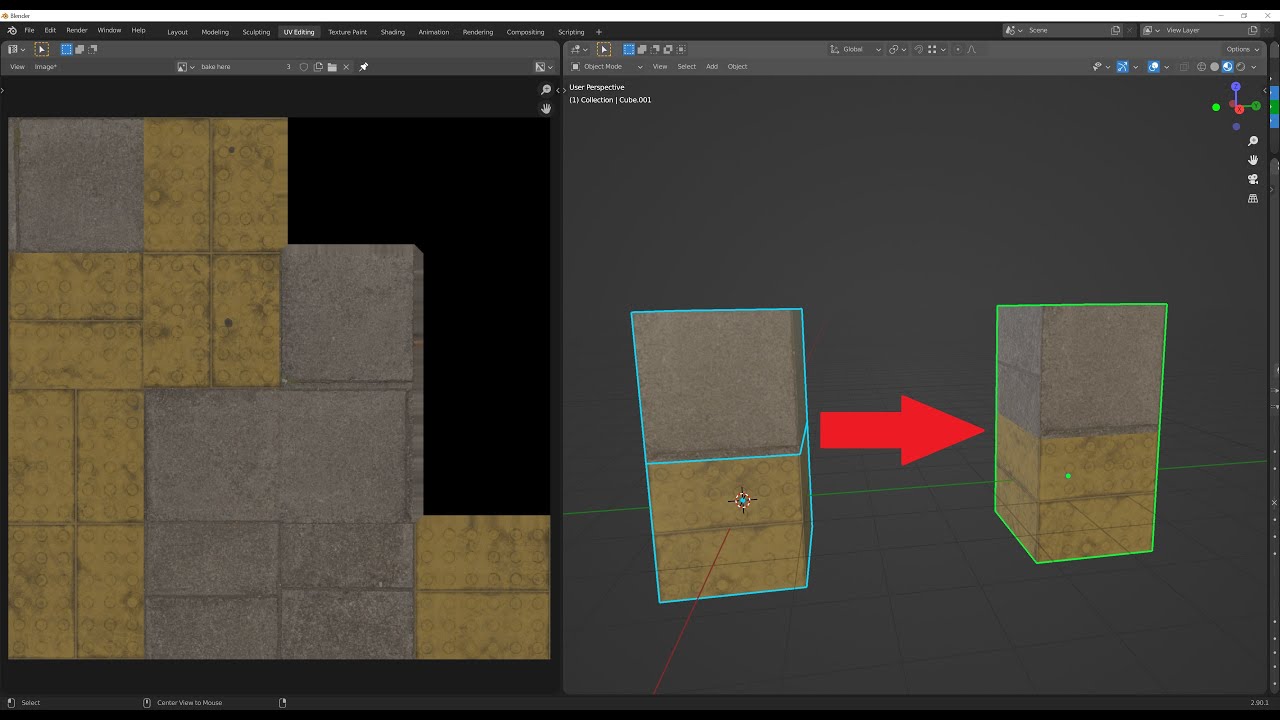 Blender One Texture Atlas Bake From Multiple Textures, Very Fast, Very ...