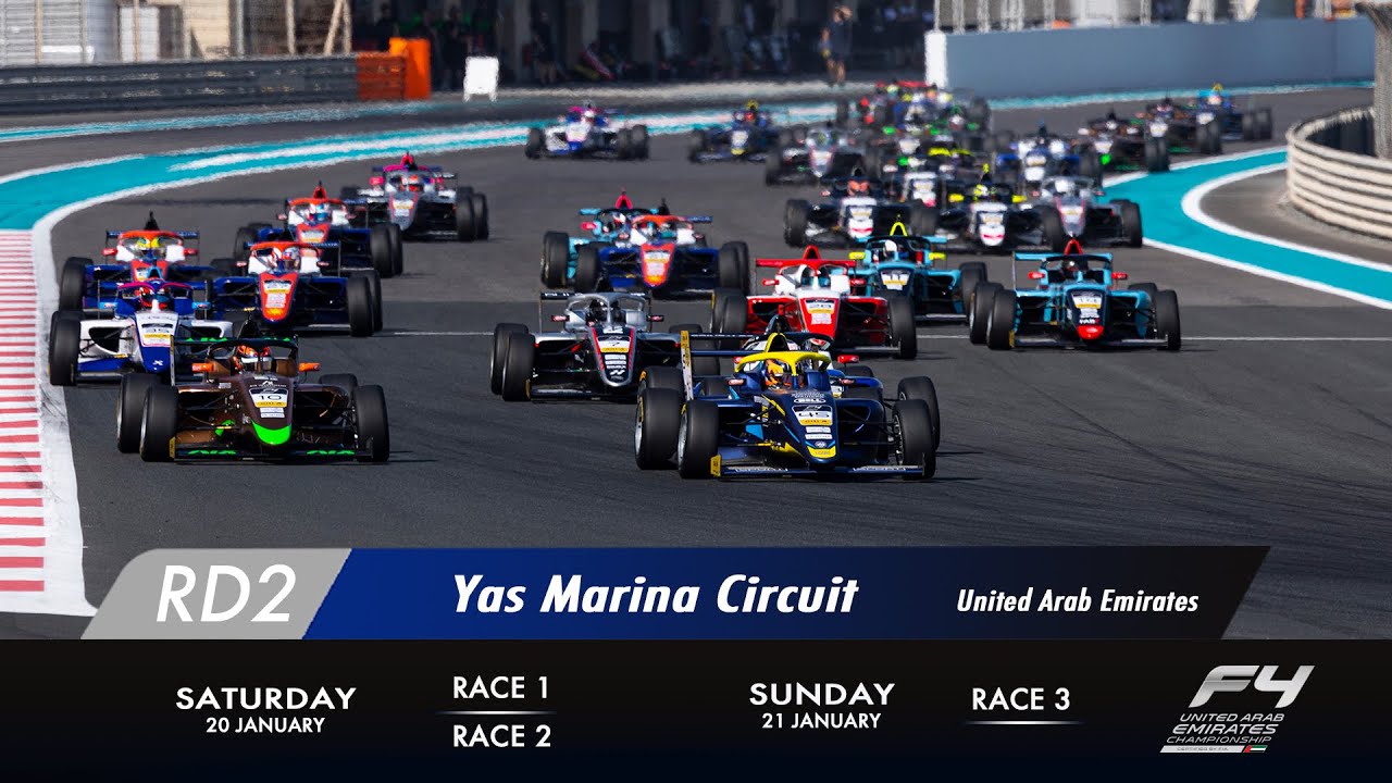 2024 Formula 4 UAE Championship Round 2 Race 1 - YouTube