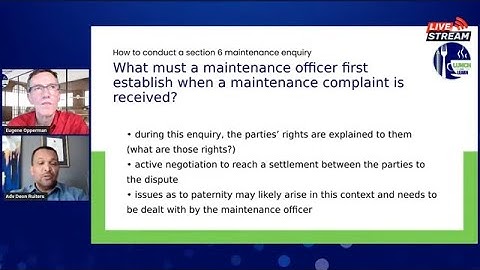 LUNCH AND LEARN: HOW TO CONDUCT A SECTION 6 ENQUIRY