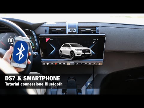 DS7 Crossback: How to plug the SMARTPHONE via BLUETOOTH [TUTORIAL] (ENG SUBS)
