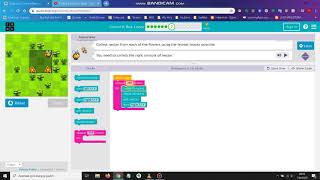 Code.org Course 2, Stage 8 'Bee:Loops'