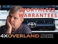 Trouble with Toyota | Worthless Warrantees?