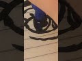 Drawing with only whiteboard pens! #art #artist #artistic #subscribe #challenge #eyes #drawing