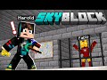 SECUESTRAN A MI AMIGO PABLO Y ENCONTRAMOS ANIMALES EN SKYBLOCK | HaroldArtist