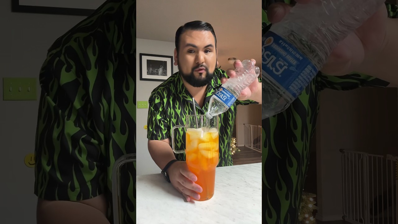 Water of the day! 🥭🐉 #shorts #water #watertok #wateroftheday #recipe