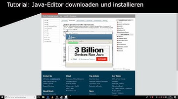 Java-Editor downloaden und installieren: Tutorial Folge 1