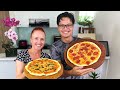 Готовим вместе Домашняя пицца Маргарита Пепперони и еще одна вкуснейшая Люда Изи Кук homemade pizza