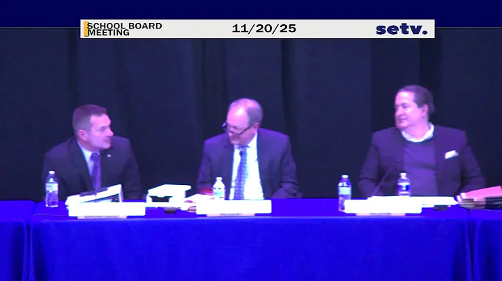 Springfield School District Monthly Meeting 11/20/25