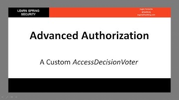 Spring Security - A Custom AccessDecisionVoter (LSS - Module 9 - Lesson 4)