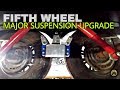 Fifth Wheel Suspension MorRyde SRE 4000 install and Lifted with SafeJack