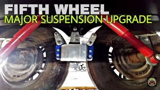 Fifth Wheel Suspension MorRyde SRE 4000 install and Lifted with SafeJack