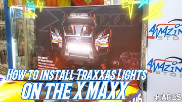 How to install Traxxas LED lights on the X MAXX 💡