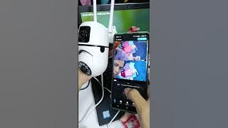 walaupun tanpa internet kamera cctv ini udah bisa di pantau di hp.....
