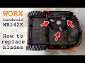 WORX Landroid WR142E • Blades replacement