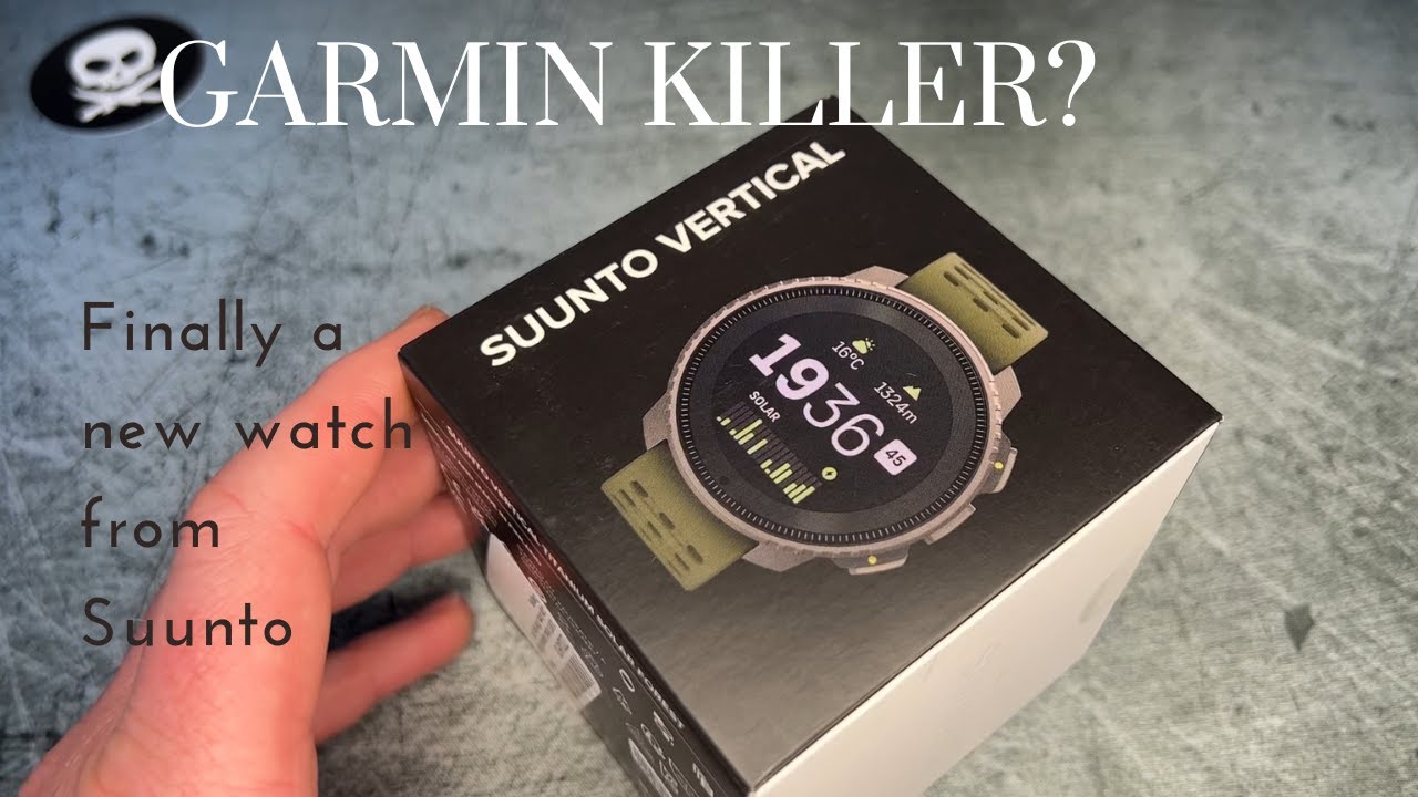 SUUNTO VERTICAL Titanium Solar Black SS050858000 ORIGINAL 2 YEARS