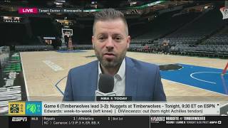 NBA TODAY | ESPN update latest on T-Wolves and Nuggets starting lineup and injury status for Game 6