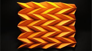 Teselado de Herringbone  Tutorial de Origami