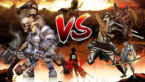 Overwatch: Custom games: Attack on titan, Team Titan