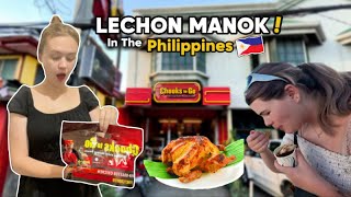 Foreigner Try Eating Lechon Manok In The Philippines | Top Filipino Dishes