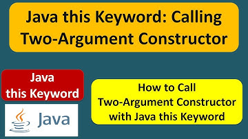Java this Keyword: Calling Two-Argument Constructor | Java Tutorial