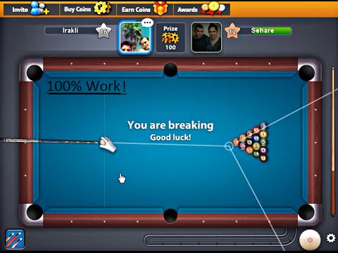 8 Ball Pool Guideline Hack/მიზნის გაგრძელება [100%WORK!!]