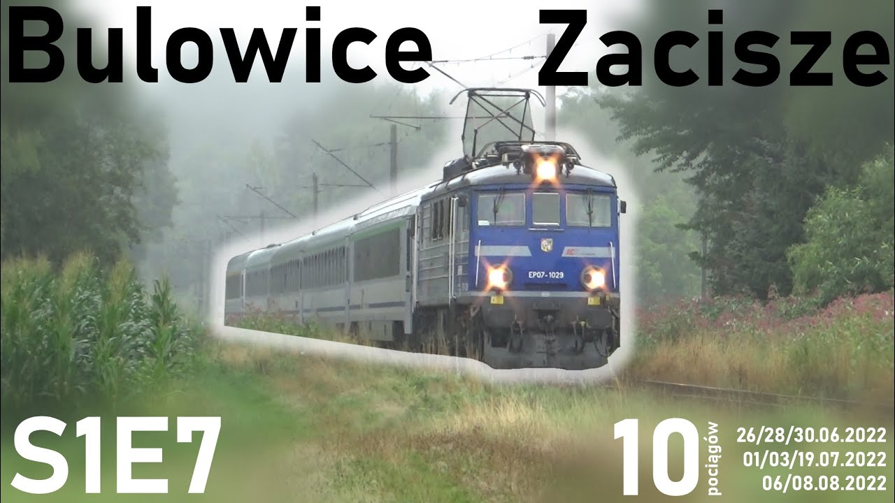 Przejazd kolejowy w Bulowicach na ulicy Zacisze │10 pociągów │ S1E7 │ 26/28/30.6/1/3/19.7/6/8.8.2022