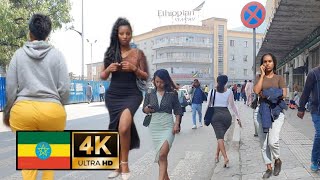 Beautiful Girls on street of Addis Ababa,  Ethiopia ,  Addis Ababa walking Tour 2023