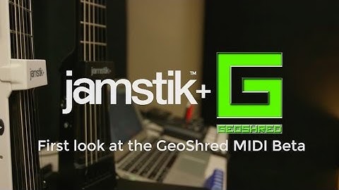 GeoShred iPad App | Demo Played on Jamstik+