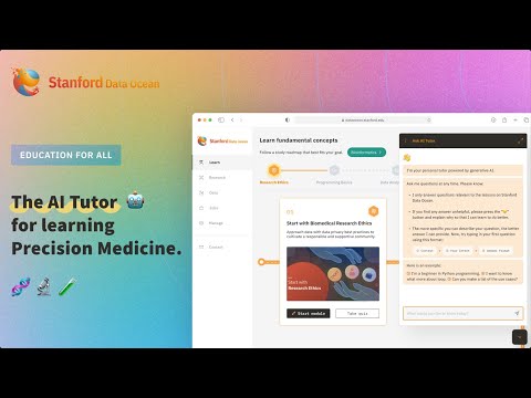 AI Tutor for Precision Medicine by Stanford Data Ocean