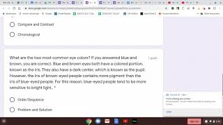 Q 1 Text Structure Pre-Quiz with audio