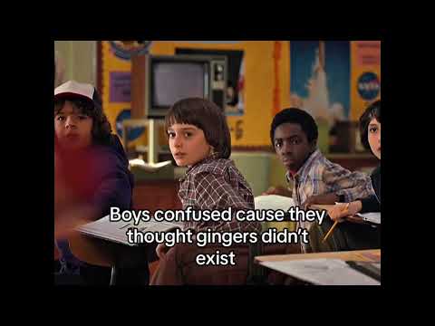 Boys Confused After Seeing A Ginger For The First Time Strangerthings Shorts Memes 