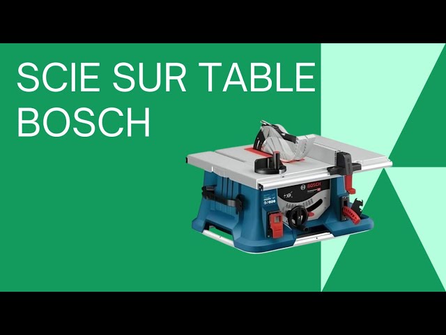 scie sur table Bosch professesional GTS 635-216, pour une coupe précise et  facile 