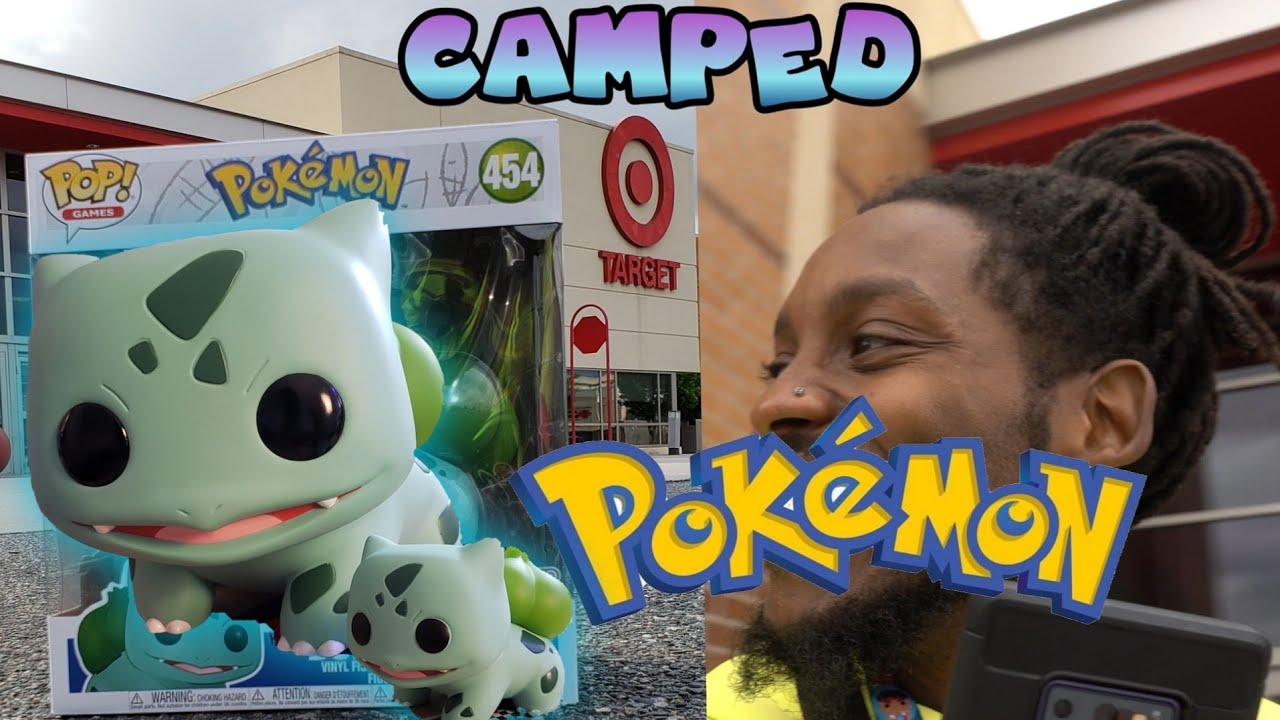 I Camped For The Target Exclusive Bulbasaur 10 Inch Funko Pop