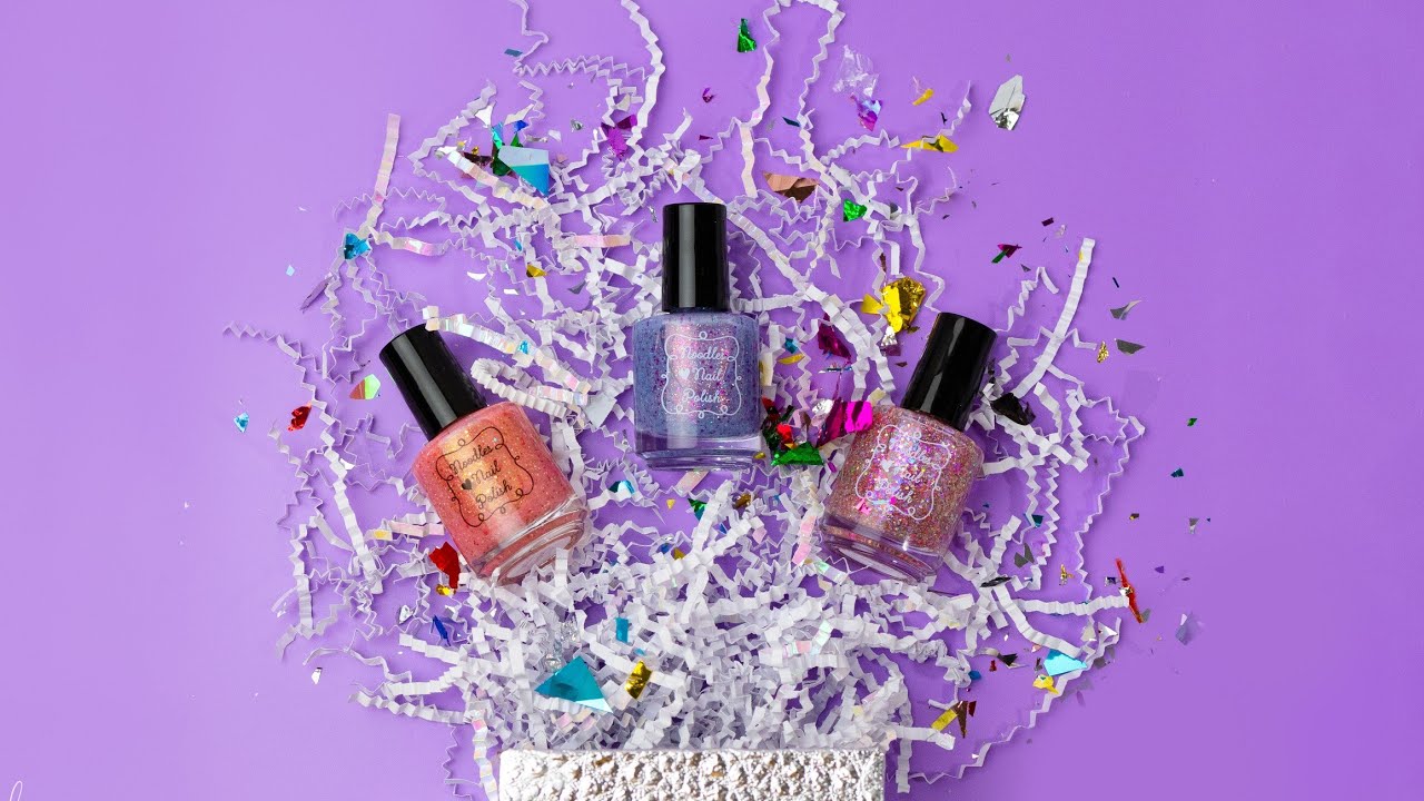 NOODLES NAIL POLISH 10 YEAR ANNIVERSARY TRIO LIVE SWATCH REVIEW SUMMER NAIL POLISH YouTube