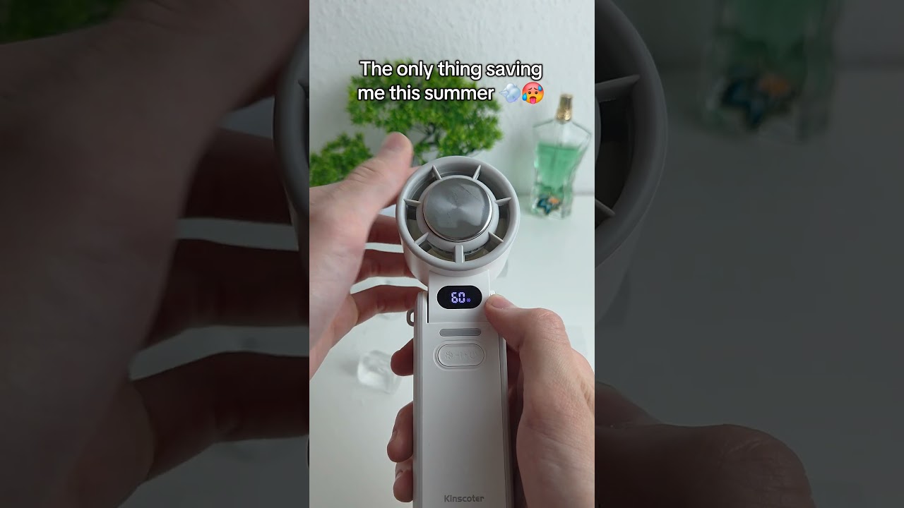 This Mini Neck Fan Is a Summer Game-Changer! 🔥💨