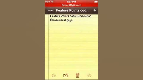 Feature point code!!!!you will get a lot of free points
