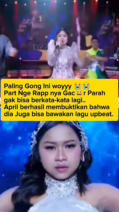 Bukan Kaleng-Kaleng! #AprilDA7 Nge-Rap Gacor Par*h,Buktiin Bisa Lagu Up-Beat! #indosiar #da7