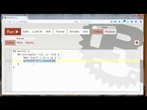 How to Write a Function With Arguments in Rust programming language