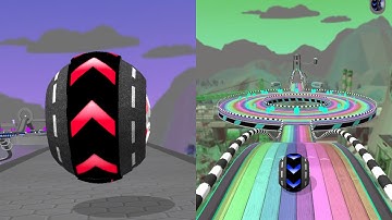 Rolling Balls Sky Escape Vs Reverse Balls Speedrun Walkthrough Gameplay